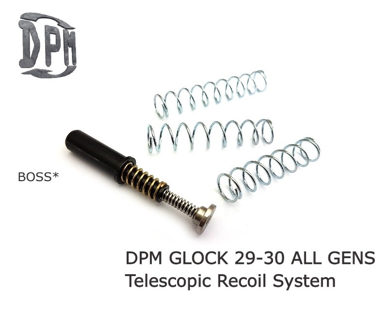 DPM Sistema di smorzamento del rinculo per GLOCK 29 GEN 1-5 Telescopic Recoil System