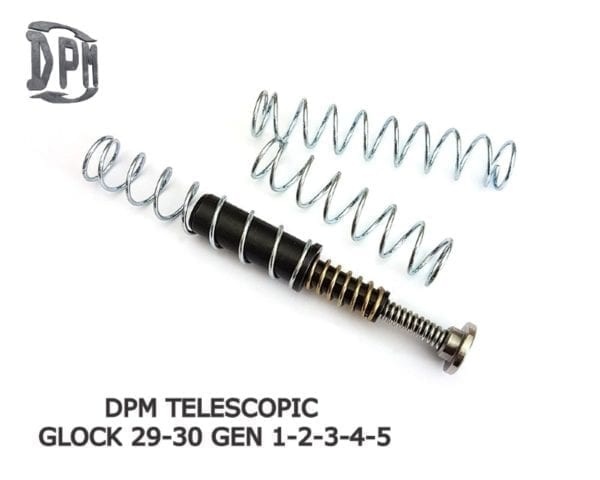 DPM Sistema di smorzamento del rinculo per GLOCK 29 GEN 1-5 Telescopic Recoil System