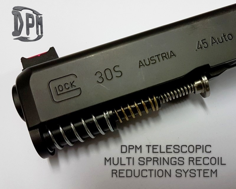 DPM Système d'amortissement du recul pour GLOCK 29 GEN 1-5 Telescopic Recoil System