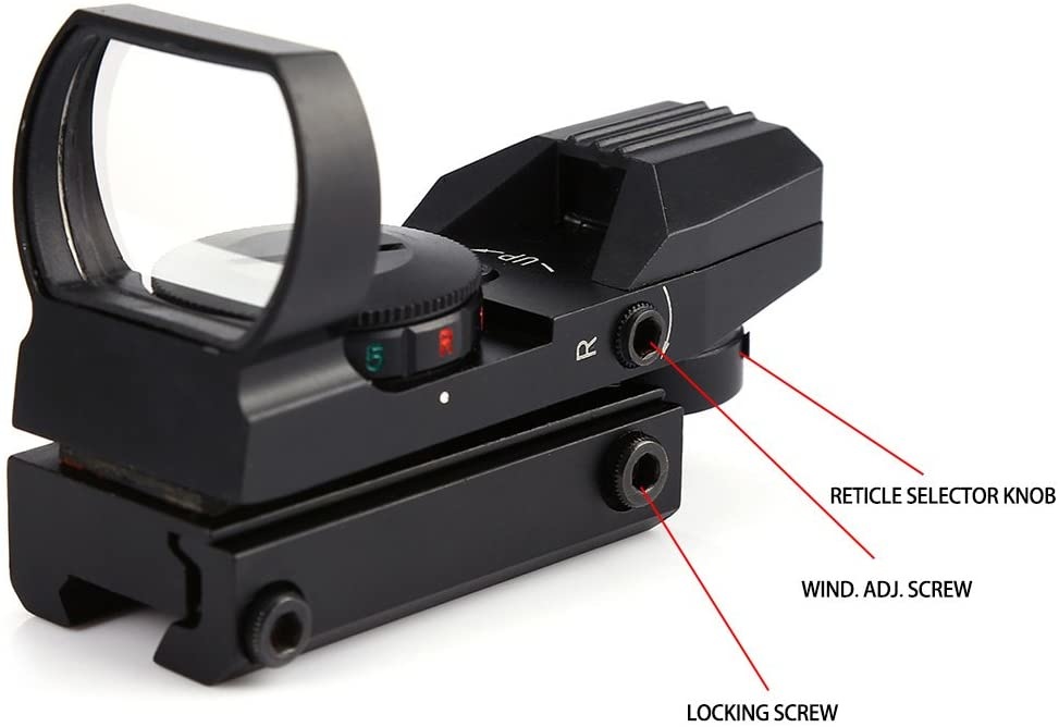 WE Tech Viseur point rouge / vert réticule JH400 - BK