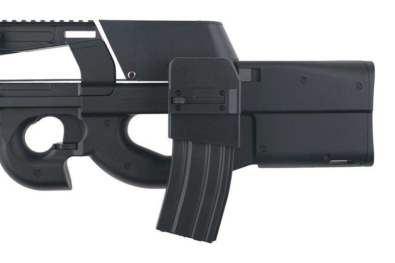 Cyma Adapter magazynka M4 na P90 do AEG 1500 kulek - BK