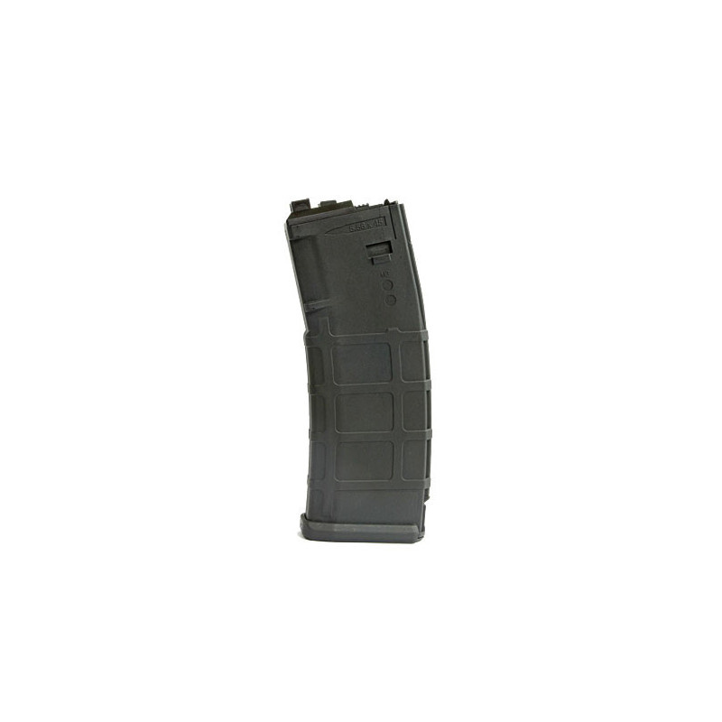 WE Tech P-Style Greengas Magazine Open Bolt for WE M4 / SCAR - 30 BB - BK