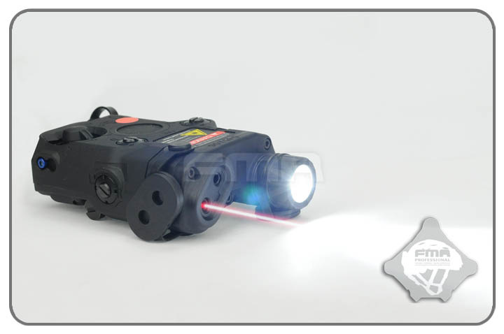 FMA Versión de actualización AN-PEQ15 - módulo lR rojo láser de luz 3 en 1 - BK