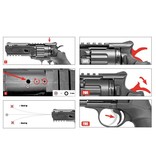 Elite Force Revolver H8R Gen2 Co2 1.0 Joule - WH