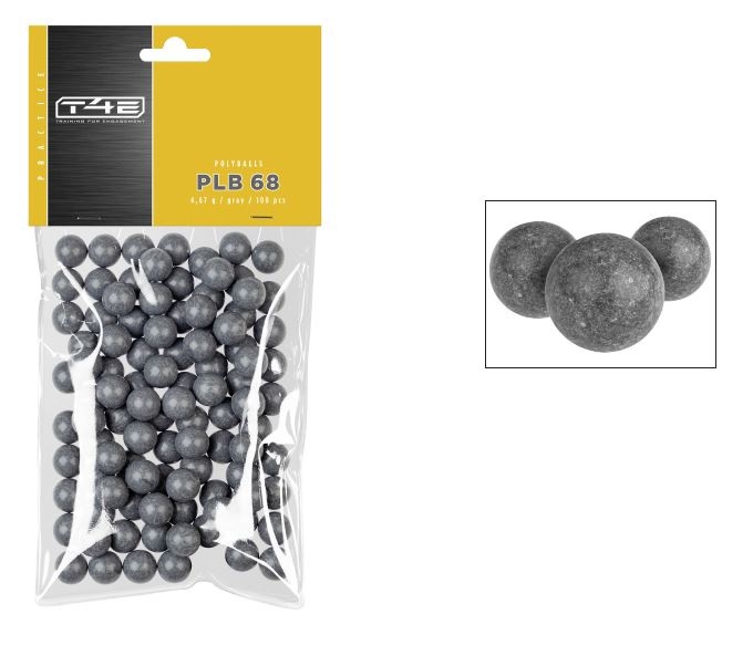Umarex T4E Practice PLB 68 Polyballs - Cal. 68-100 pezzi