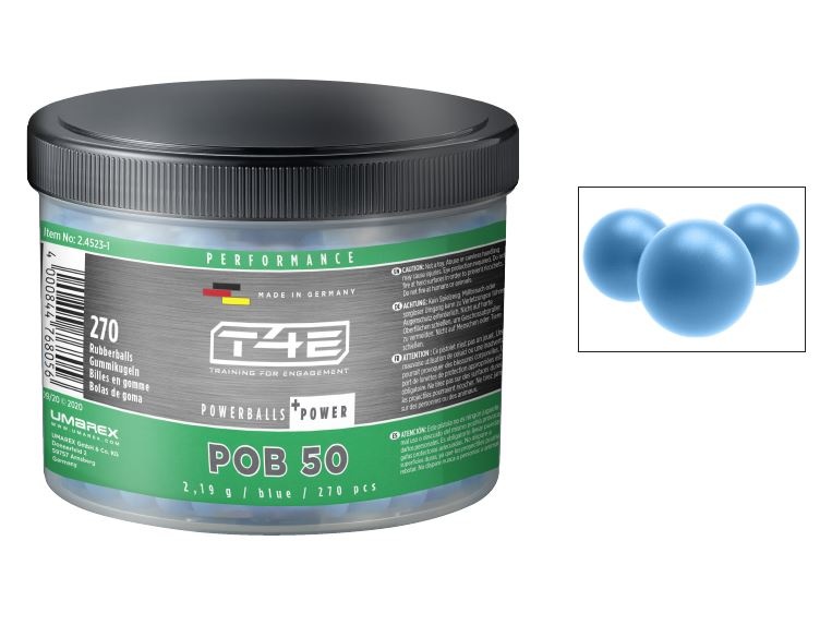 Umarex T4E Performance POB 50 Powerballs - Cal. 50 - 270 pieces