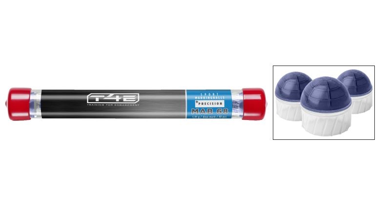 Umarex T4E Sport MAB 68 Precision Markingballs blau - 10 Stück