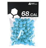 Dynamic Sports Gear Rubberballs für das Training - Kal. 68 - 100 Stück - blau