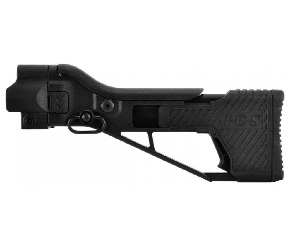 ICS MX5 SFS Folding Stock - BK