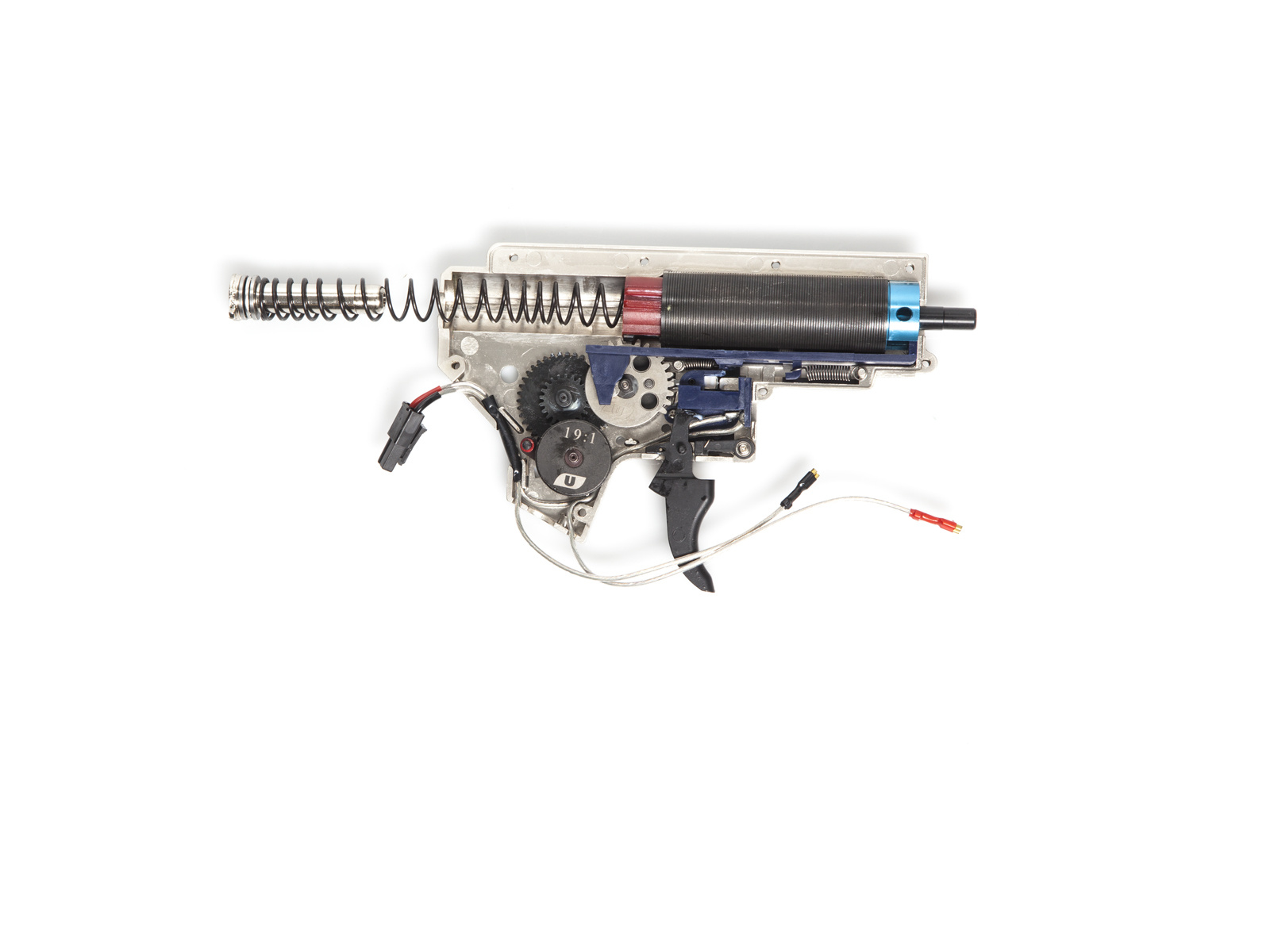 ASG Ultimate M120 Gearbox AK incl. wiring - argento