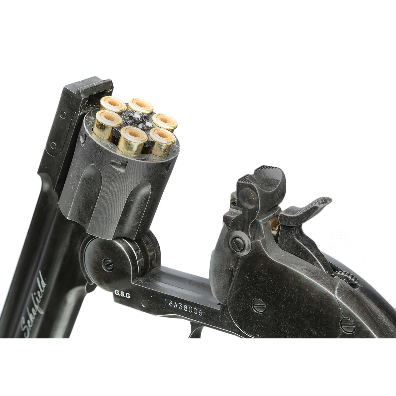 ASG Revolver 6 pollici Schofield 1877 Co2 4.5 mm (.177) diabolo 4.0 joule