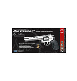 ASG Revólver de CO2 Dan Wesson de 6 pulgadas 4.5 mm (.177) Diabolo 3.0 Joule - Plateado