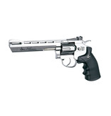 ASG Revólver de CO2 Dan Wesson de 6 pulgadas 4.5 mm (.177) Diabolo 3.0 Joule - Plateado