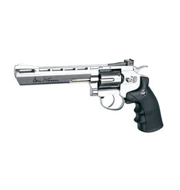 ASG 6 pollici Dan Wesson CO2 Revolver 4.5 mm (.177) Diabolo 3.0 Joule - Argento