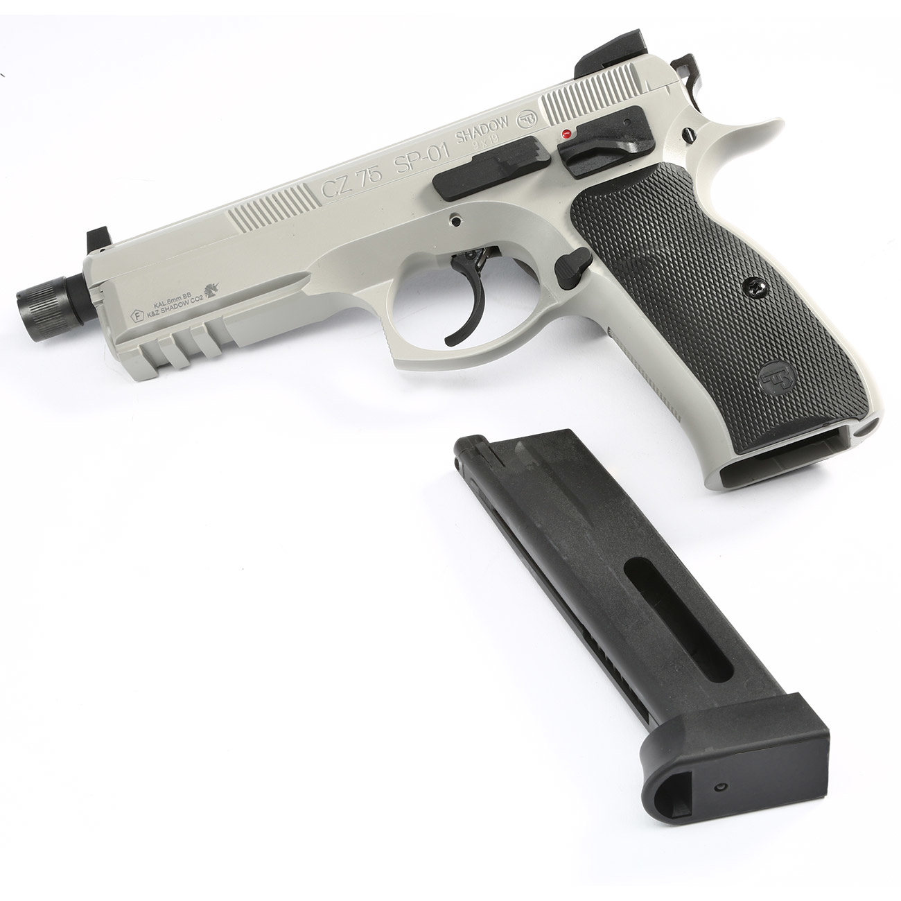 ASG CZ 75 SP-01 Shadow GBB 1.0 julios - Gris urbano