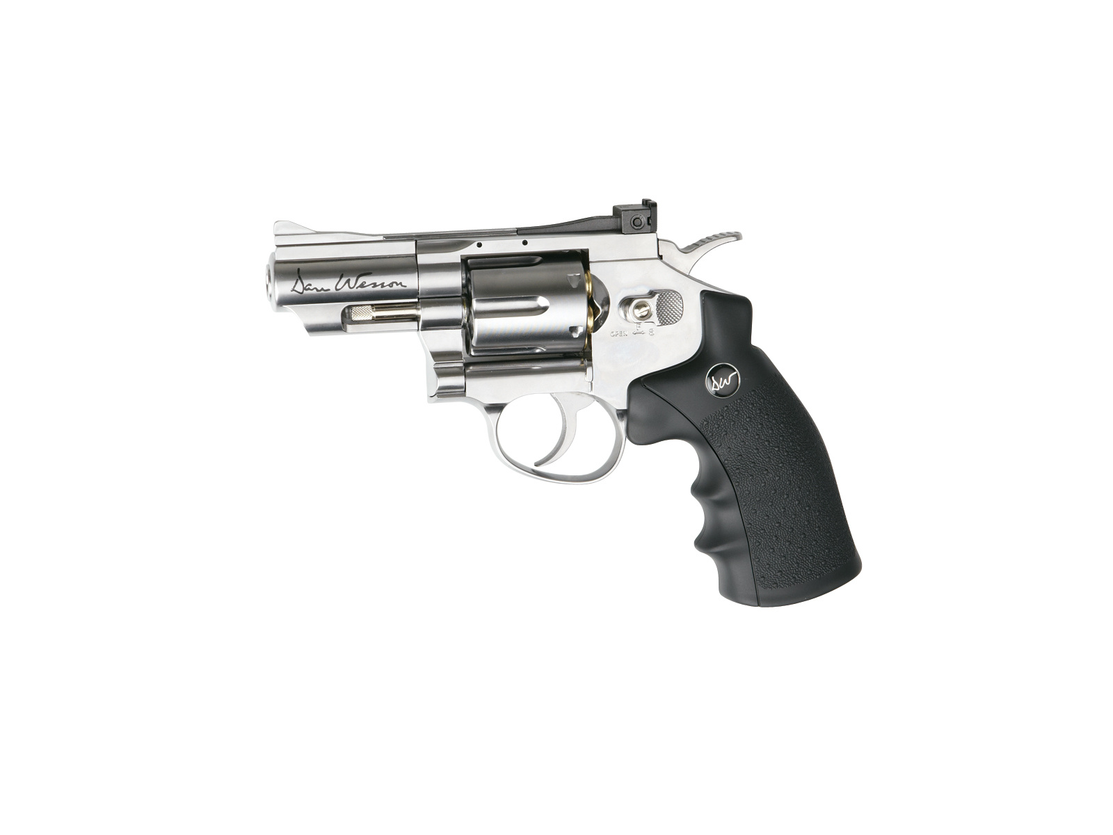 ASG 2.5 Inch Dan Wesson Silver Pellet 4.5 mm BB 2.7 Joules - Silver