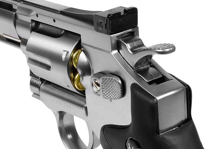 ASG 2,5 Inch Dan Wesson Silver Pellet 4.5 mm BB 2.7 Joules - srebrny