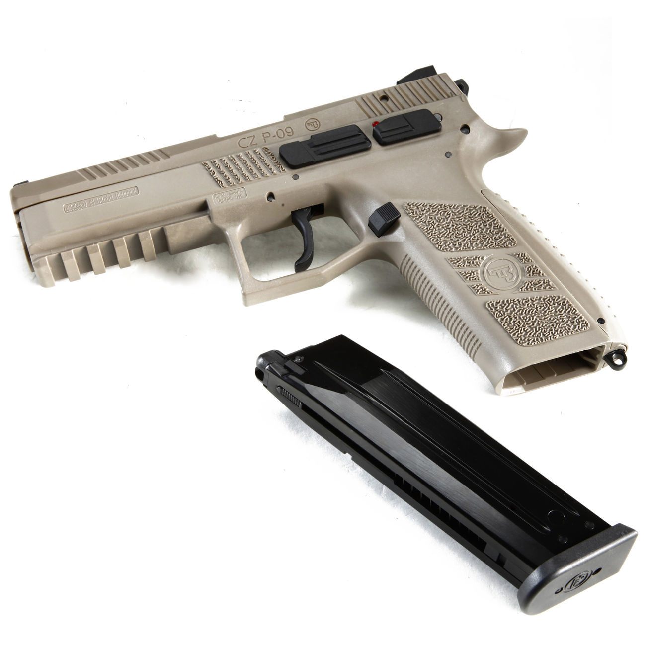 ASG CZ P-09 Duty 4.5 mm GBB 3.7 Joule - DT - FDE