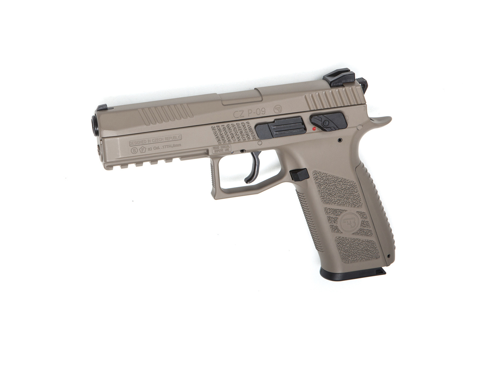 ASG CZ P-09 Duty 4,5 mm GBB 3,7 julios - TAN