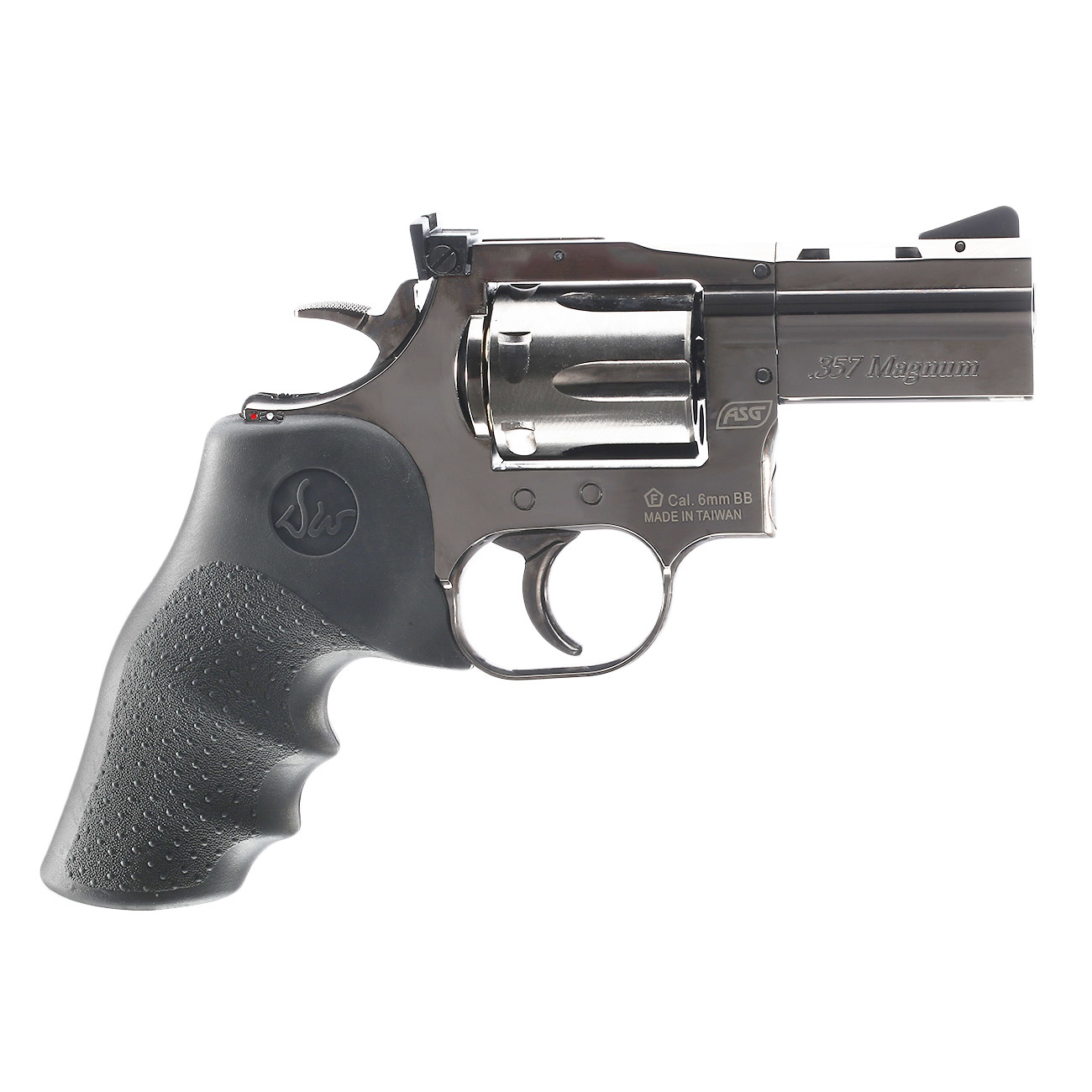 ASG 2.5 inch Dan Wesson Revolver 6 mm BB 1.2 Joules - cinza aço