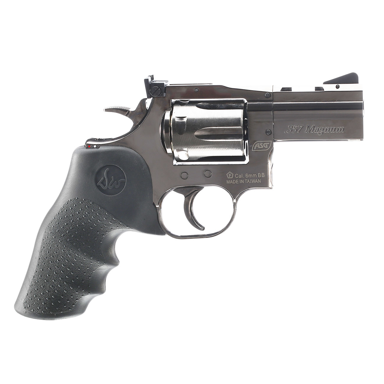 ASG 2,5 Zoll Dan Wesson Revolver 6 mm BB 1,2 Joule - Stahlgrau