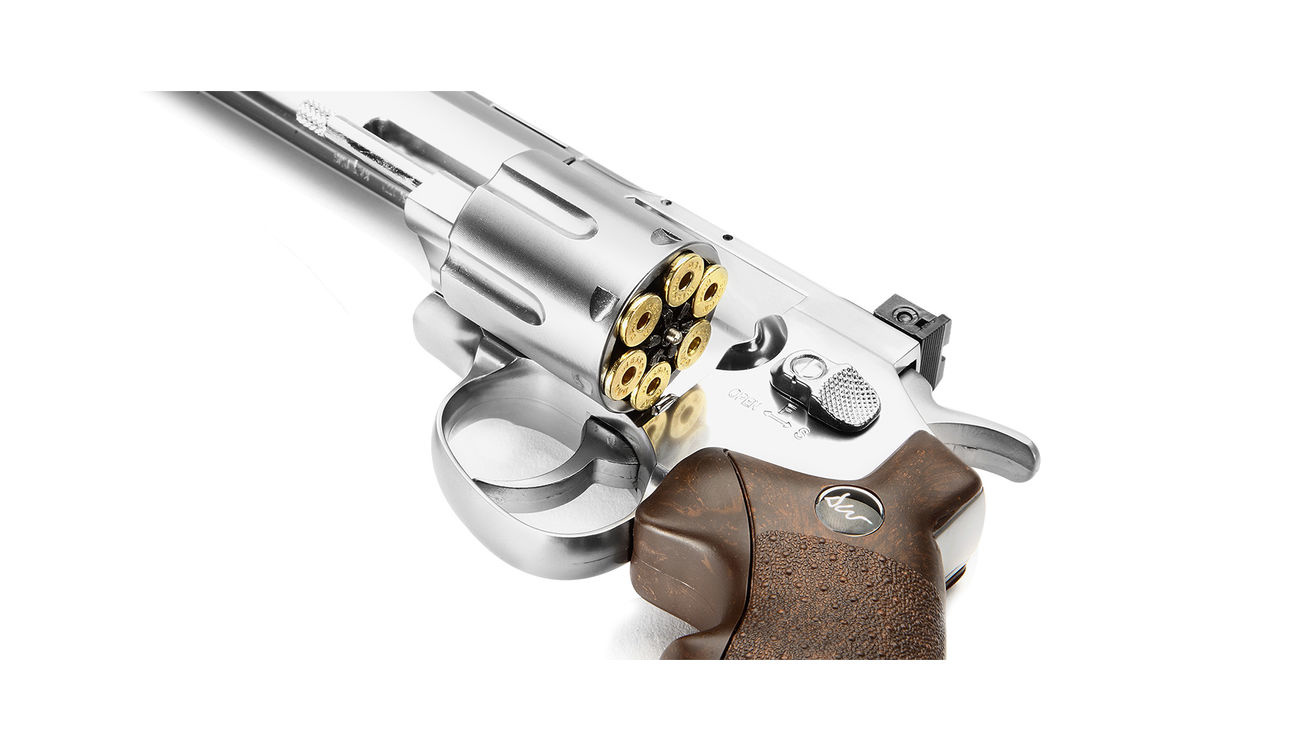 ASG 8 Inch Dan Wesson revolver 4.5 mm BB 3 Joules - silver