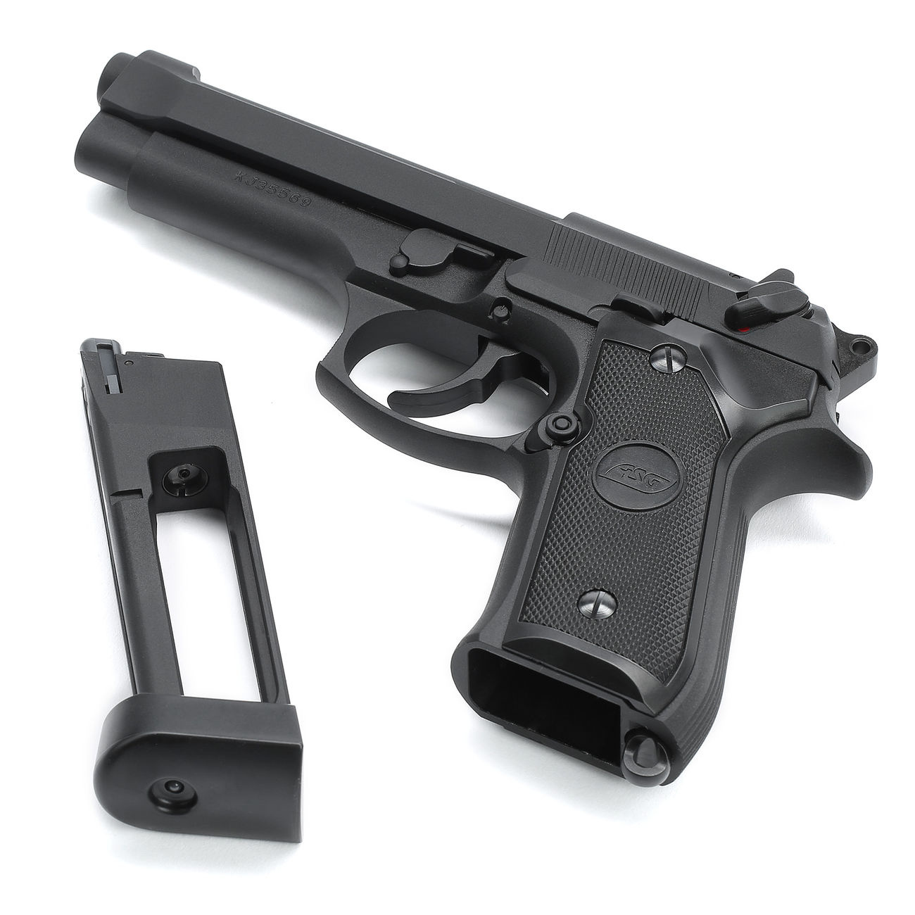ASG Pistola de ar comprimido M9 Classic Co2 4,5 mm (0,177) BB