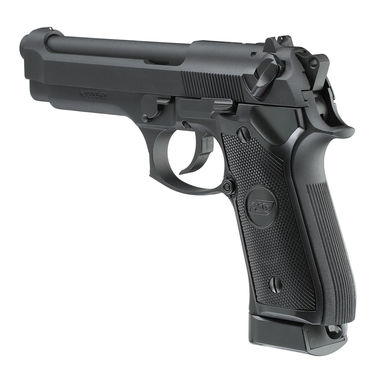 ASG Pistola de aire comprimido M9 Classic Co2 de 4,5 mm (.177) BB