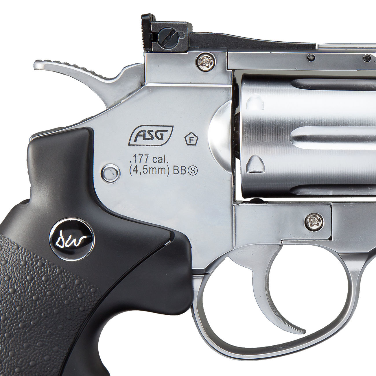 ASG 6 Zoll Dan Wesson Revolver 4,5 mm (.177 Stahl BB) 3 Joule - Silber
