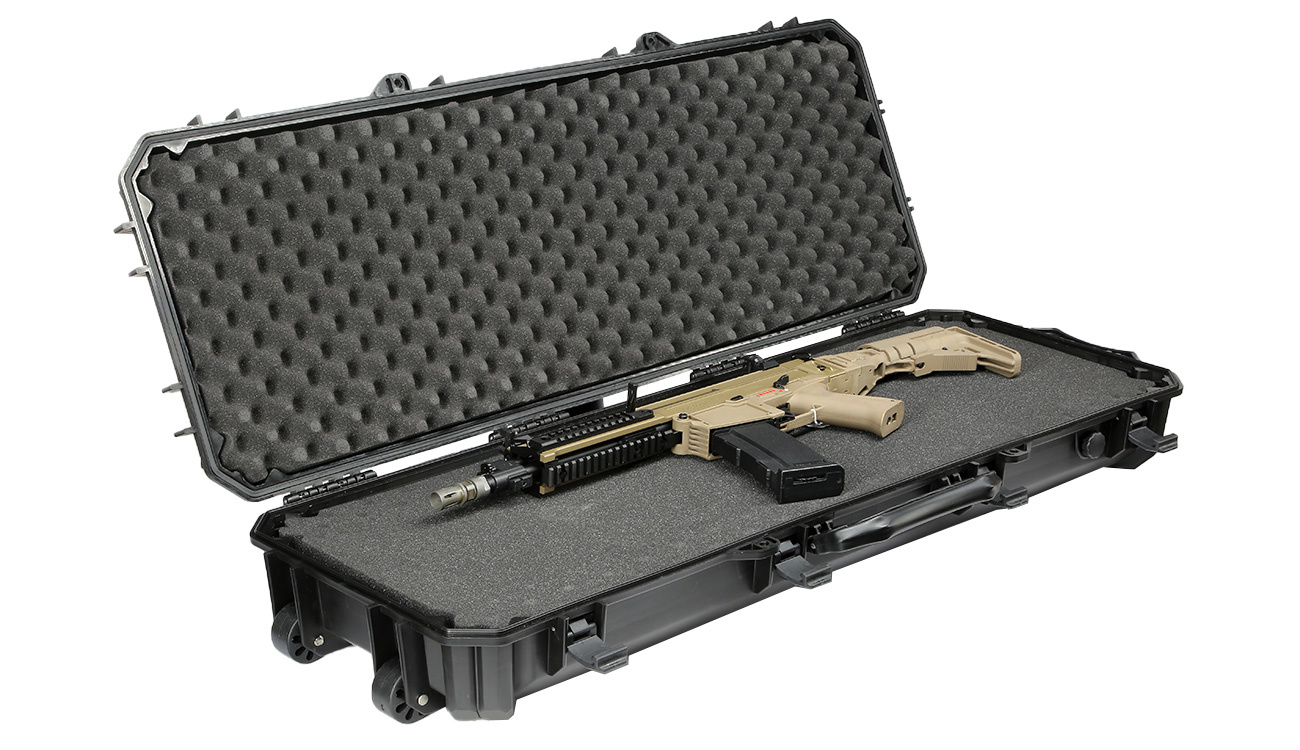 ASG Tactical Rifle Case Waffenkoffer Trolley - BK