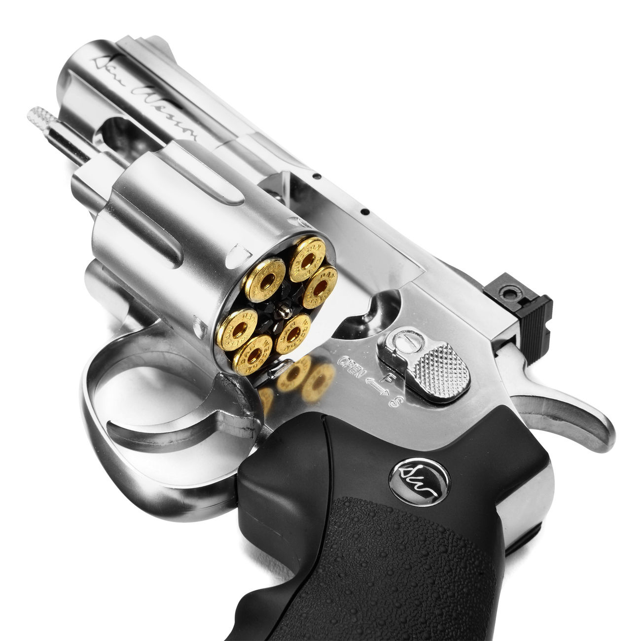 ASG 2.5 inch Dan Wesson 4.5 mm BB 2.0 Joule - Silver