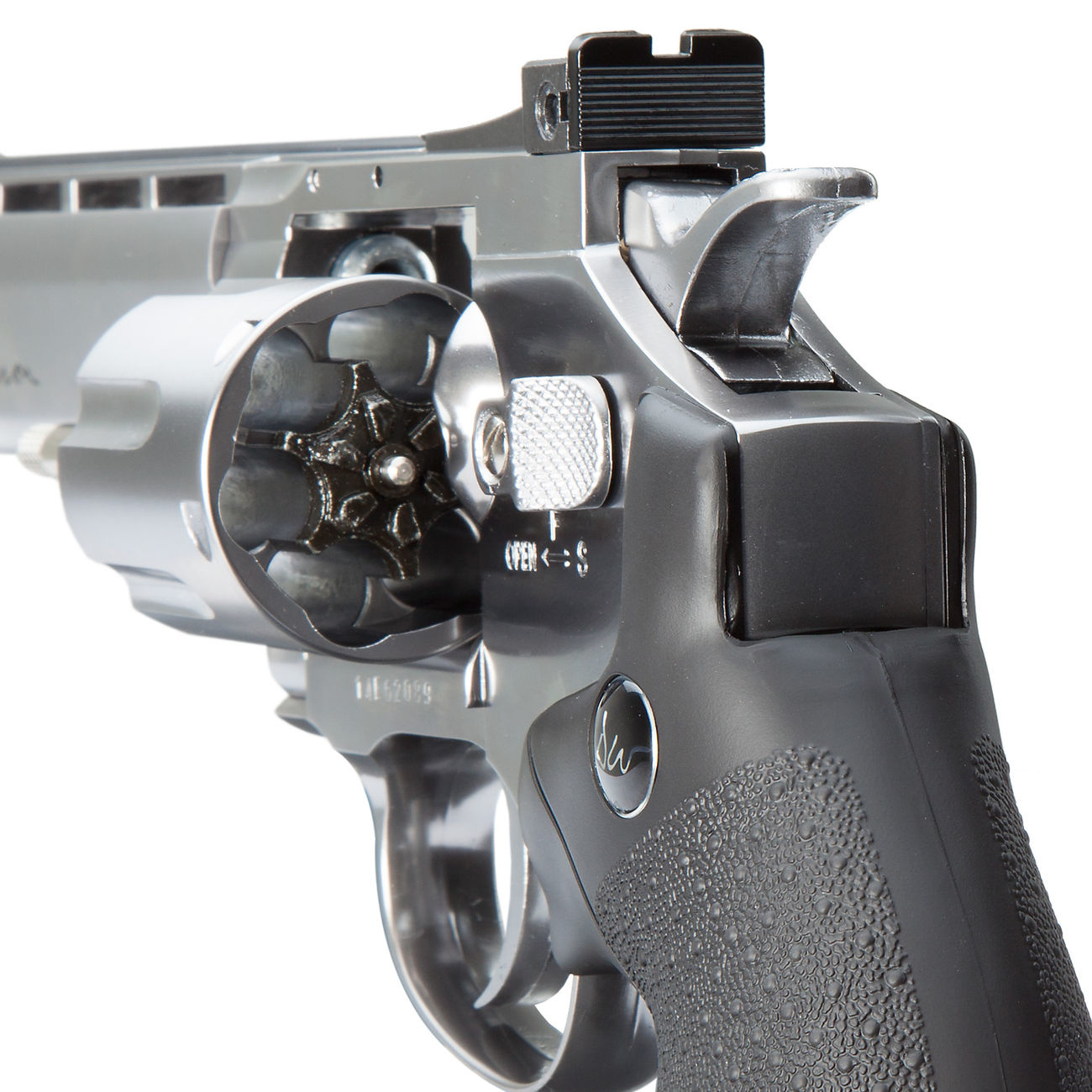 ASG 6 inch Dan Wesson Revolver Co2 NBB 1.90 Joule - Silver