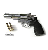 ASG 4-inch Dan Wesson Revolver CO2 NBB 1.80 Joules - Silver