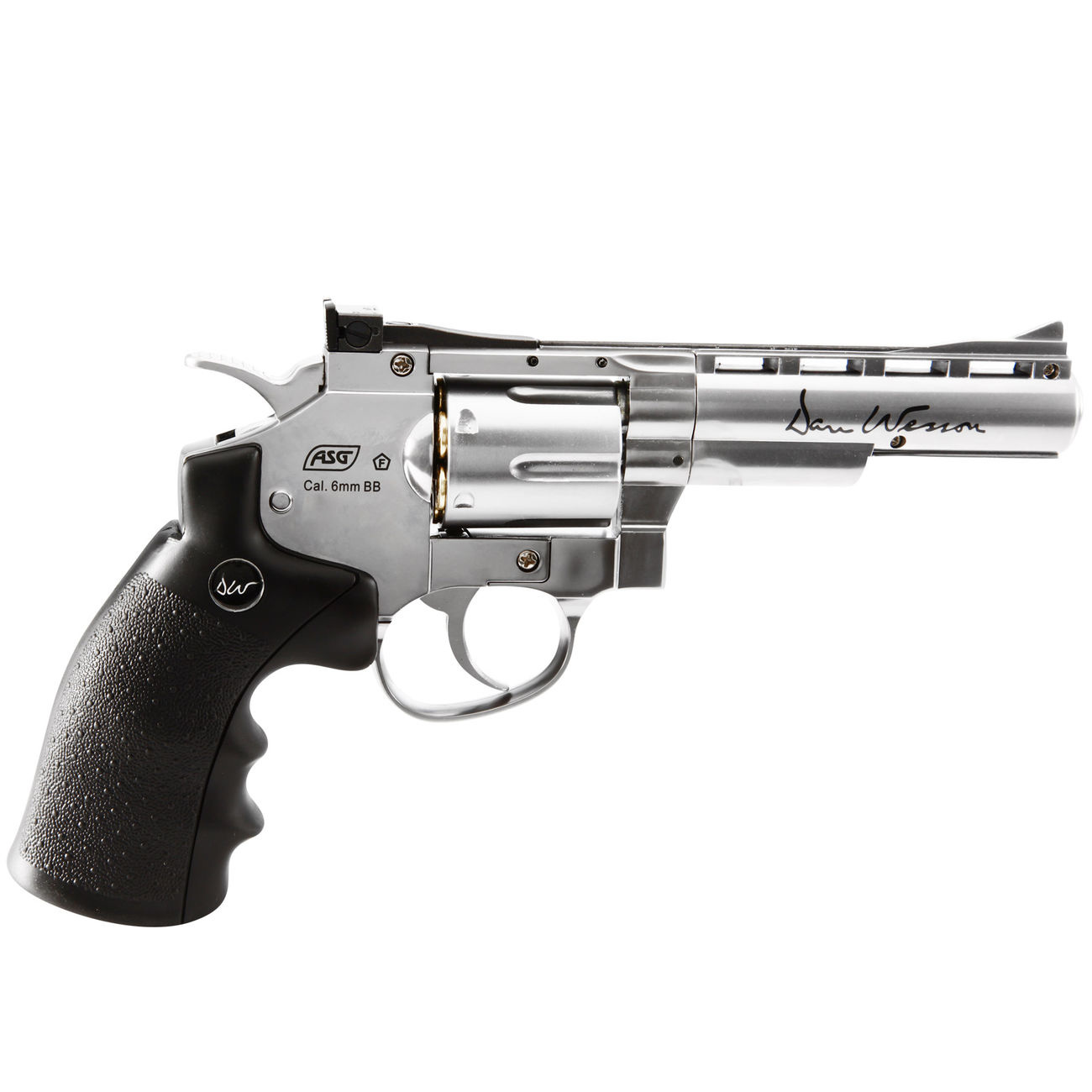 ASG 4 inch Dan Wesson Revolver Co2 NBB 1.80 Joule - Silver