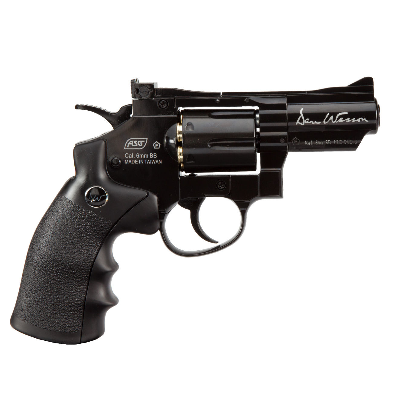 ASG 2,5 Zoll Dan Wesson Revolver Co2 NBB 1,40 Joule - BK