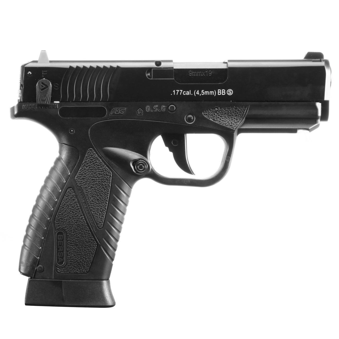 ASG Bersa BP9CC CO2 Airsoft Pistol 4.5 mm GBB 2.0 Joules - BK