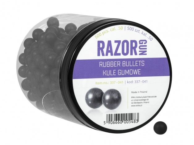 RazorGun Rubber balls - Speedballs - Cal. 50 for HDR50 / HDP50 - 500 pieces