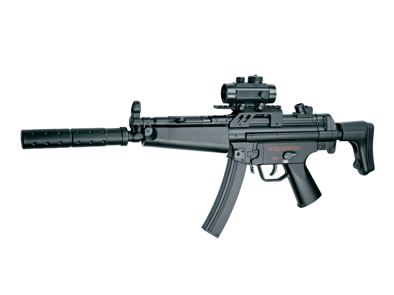 ASG B&T BT5 A5 AEP conjunto completo 6mm BB 0,2 Joule - BK