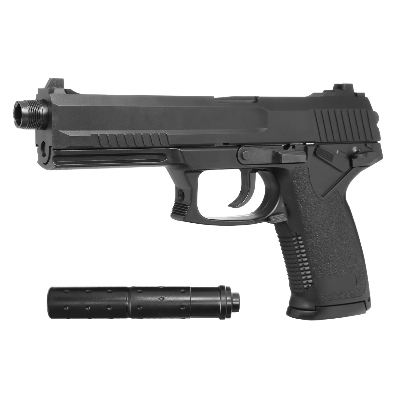 ASG Operações Especiais MK23 com gás silenciador NBB 1,5 Joule - BK