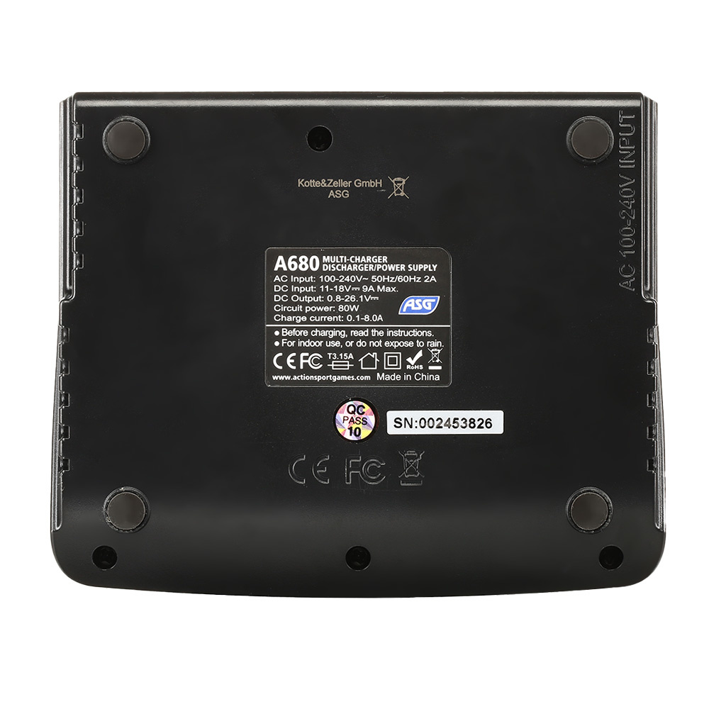 ASG A680 Multi-Charger- BK