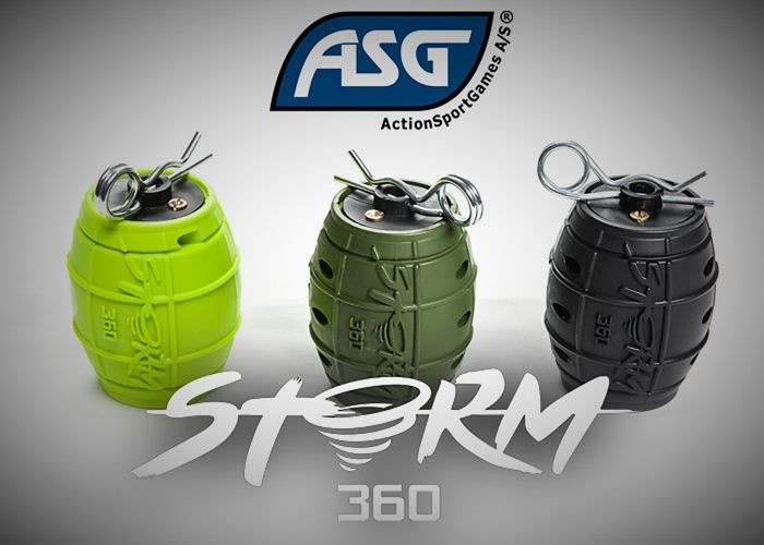 ASG Granada de tormenta 360 - Verde lima