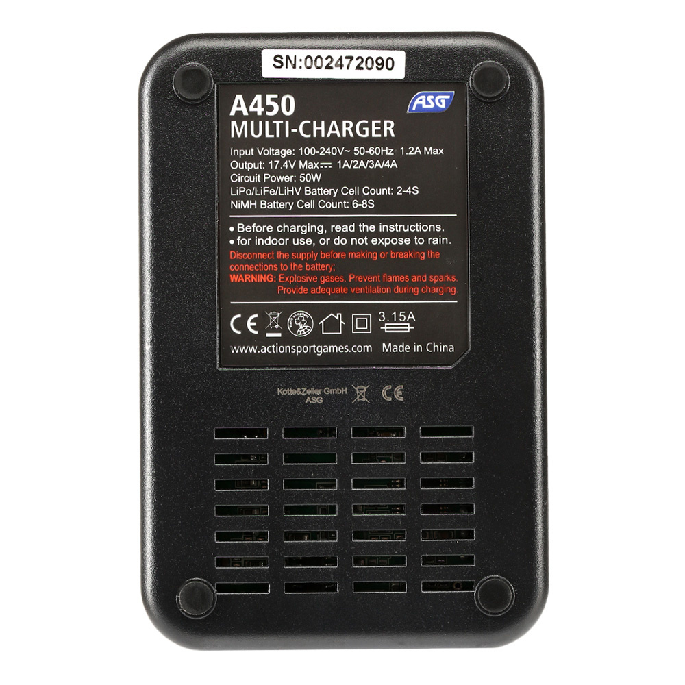 ASG A450 Multi-Charger - BK