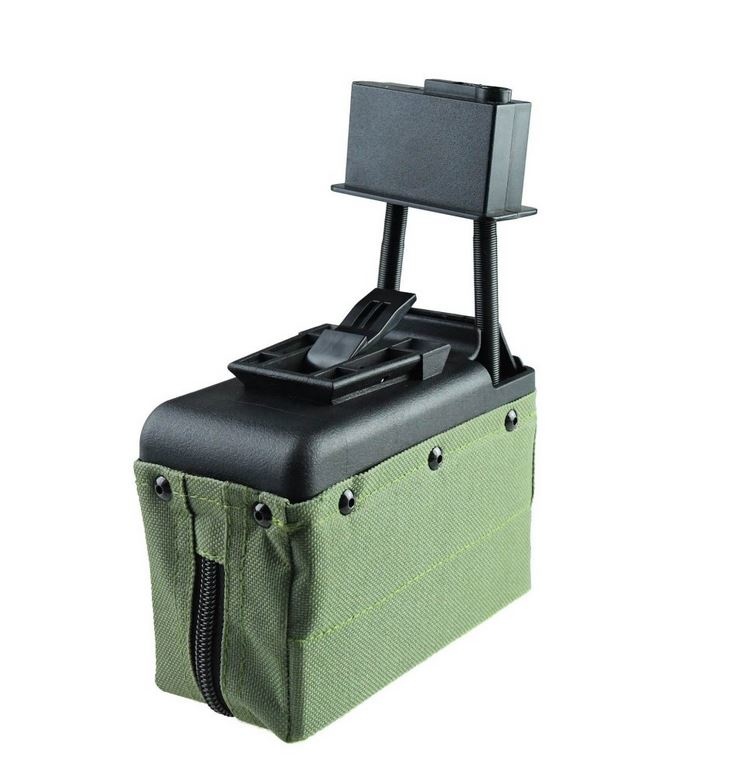 A&K Magazynek pudełkowy M249 1500 kulek - OD