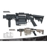 ICS 191 MGL drum revolver grenade launcher - TAN