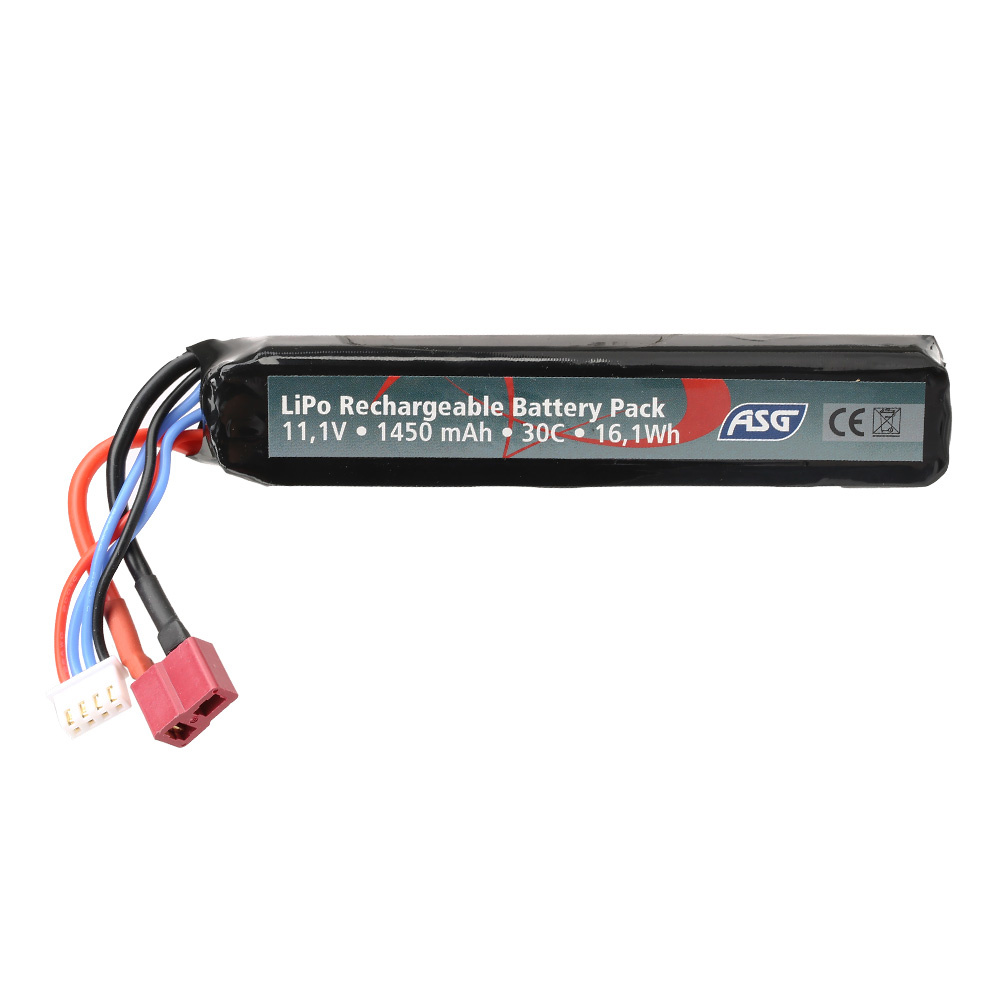 ASG Li-Po 11,1V 1450mAh 30C T-Stecker