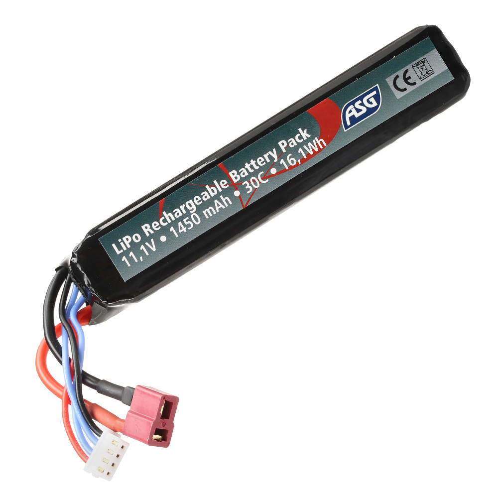 ASG Li-Po 11.1V 1450mAh 30C T-Plug