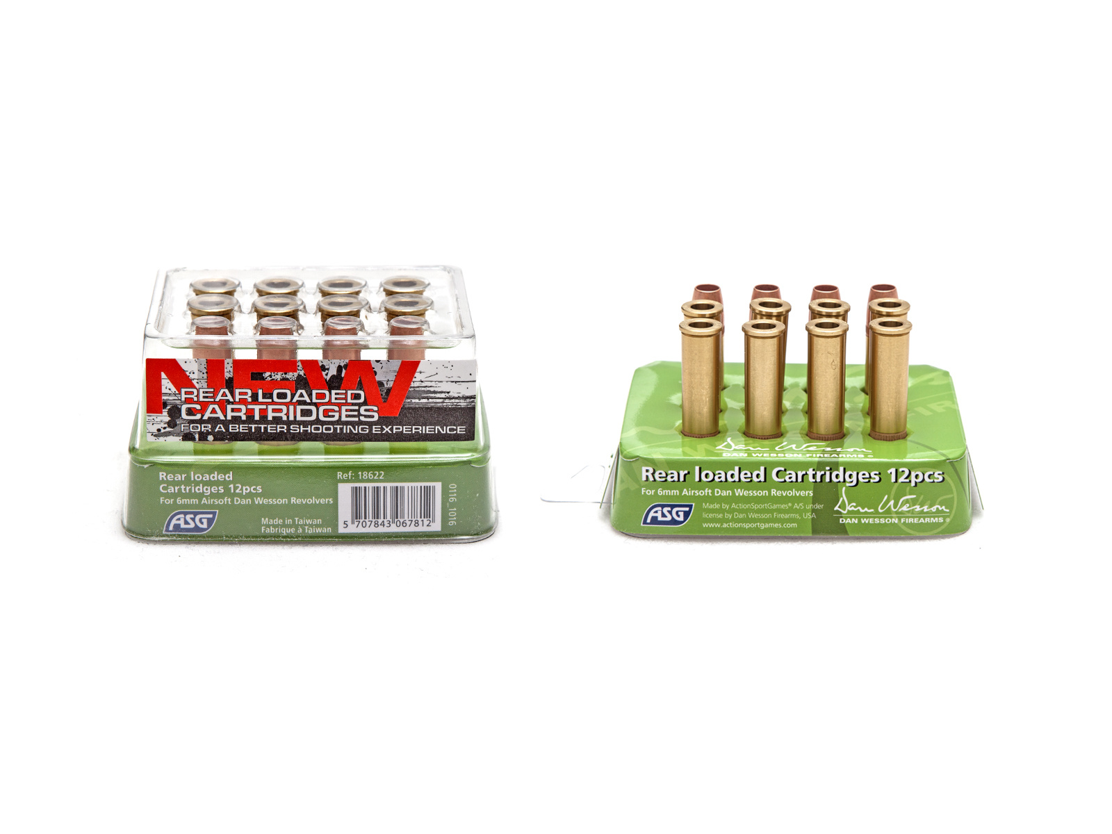 ASG Dan Wesson cartridges 6mm - 12 pieces