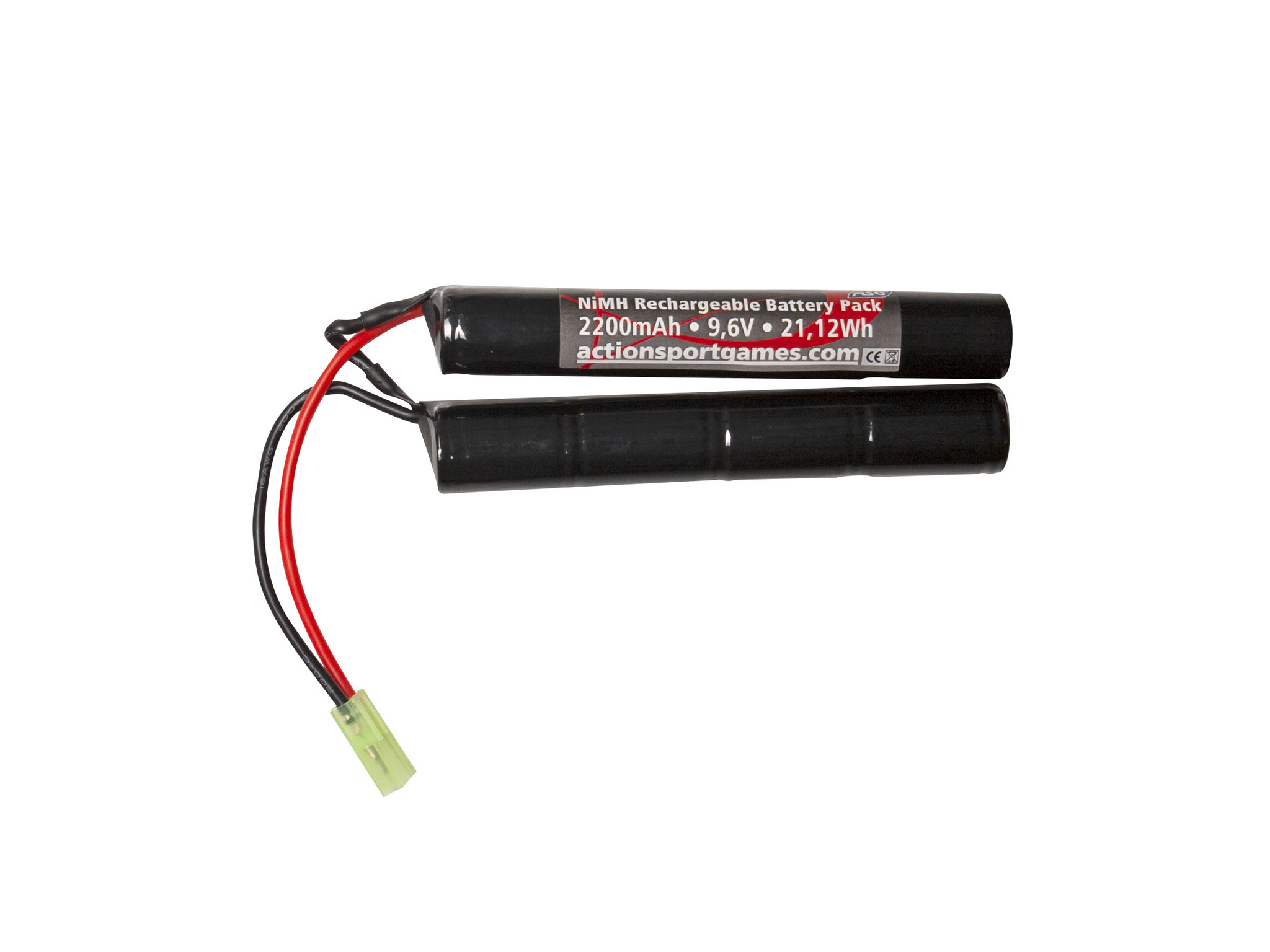 ASG NiMh 9,6V 2200mAh - Nunchuck