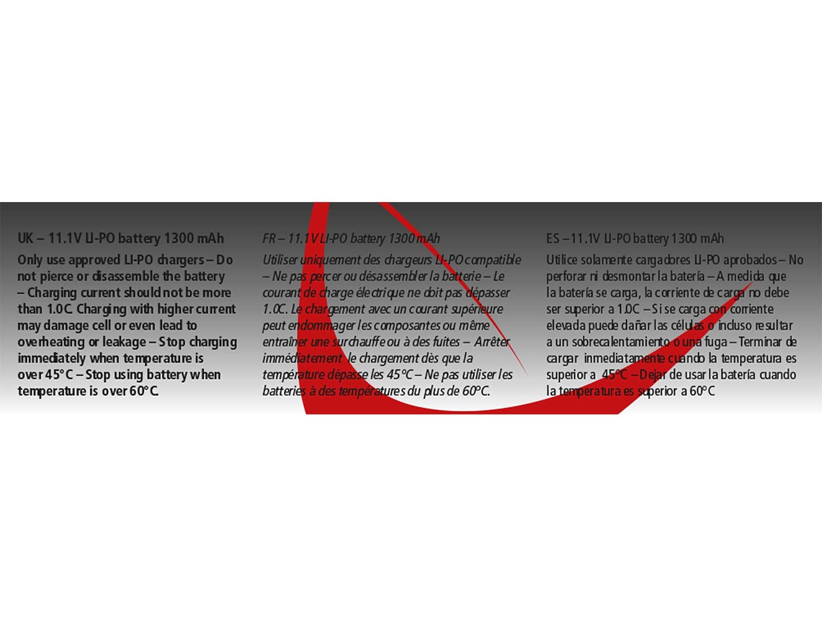 ASG Akumulator Li-Po 11.1V 1300mAh 25C - Nunchuck