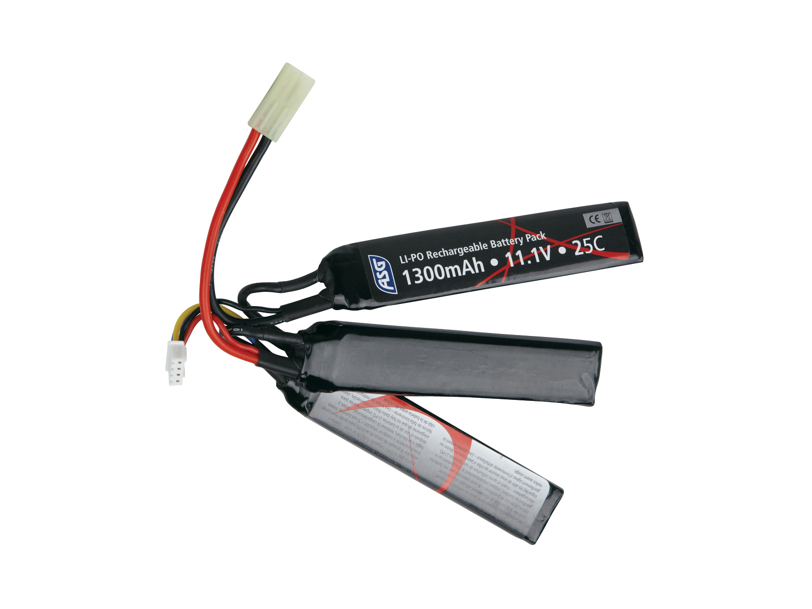 ASG Batería Li-Po 11.1V 1300mAh 25C - Nunchuck